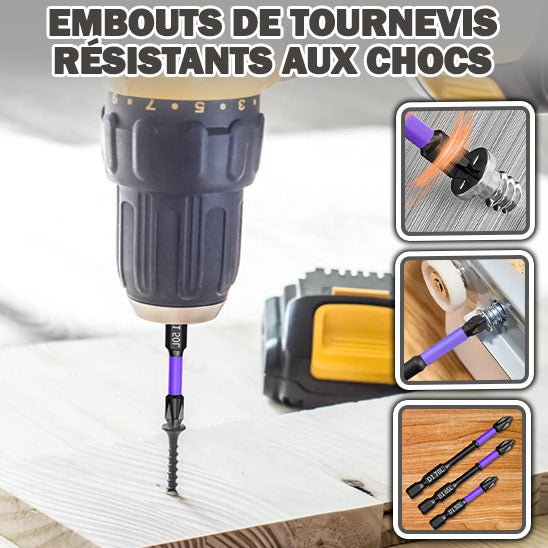 Jeu d'embouts de tournevis - Outils parfait